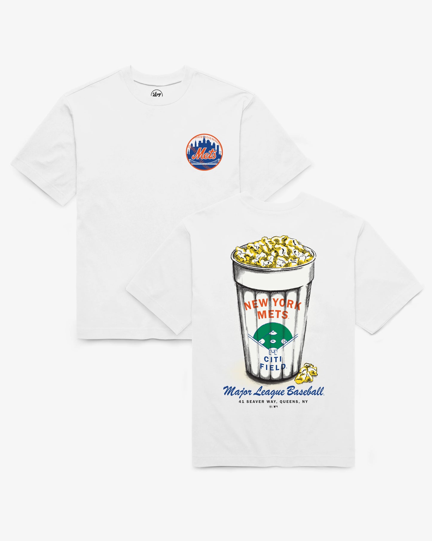 NEW YORK METS SNACK STAND '47 FOUNDATION TEE