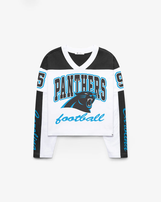CAROLINA PANTHERS EXCLAMATION '47 WOMEN'S METRO JERSEY TEE