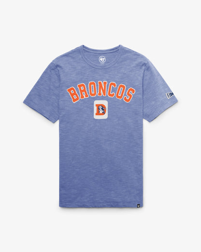 DENVER BRONCOS HISTORIC SEYMOORE WELL WORN '47 HEAVY SLUB TEE