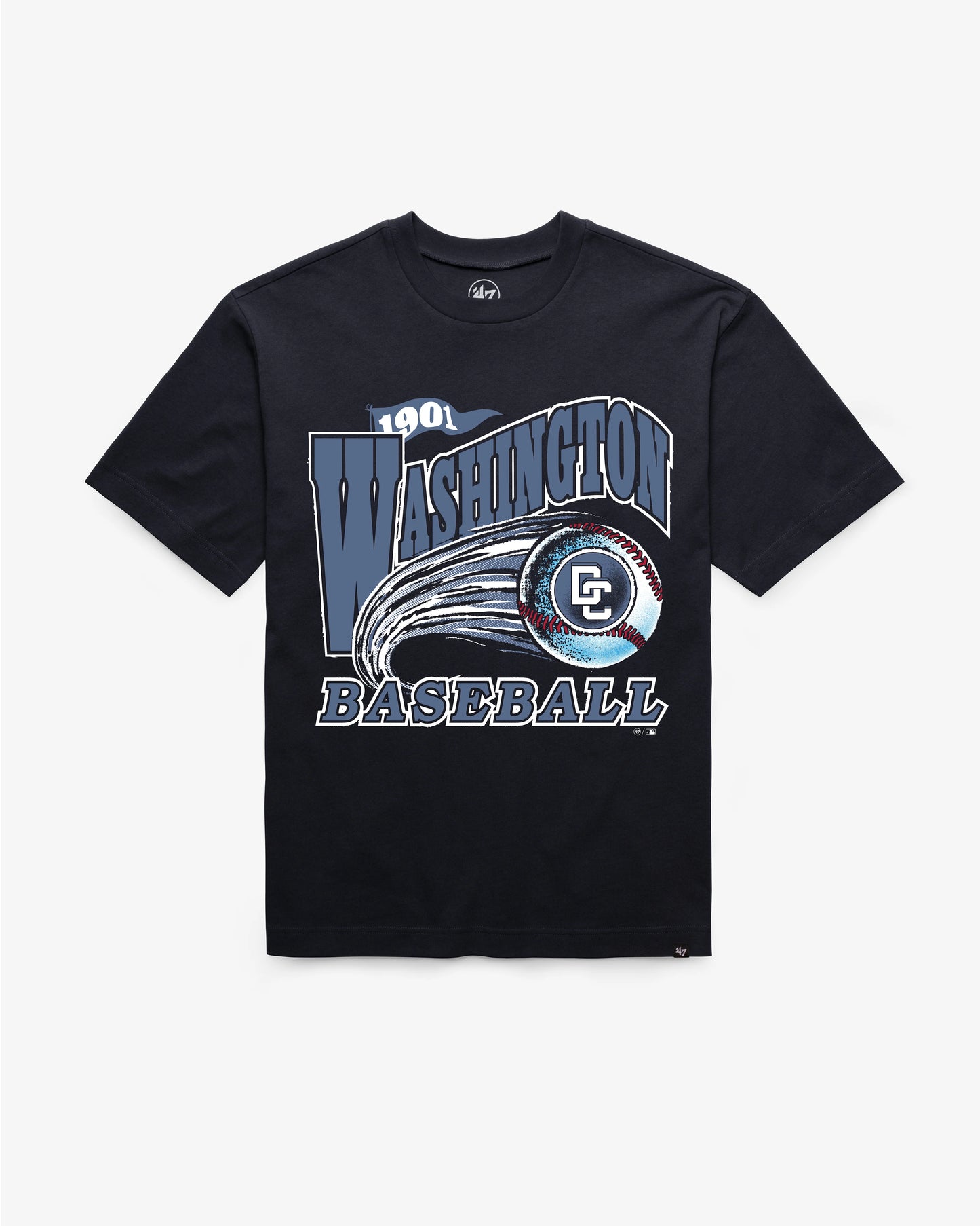 WASHINGTON NATIONALS CITY CONNECT GAME WORN CURVE '47 FOUNDATION TEE