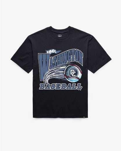 WASHINGTON NATIONALS CITY CONNECT GAME WORN CURVE '47 FOUNDATION TEE