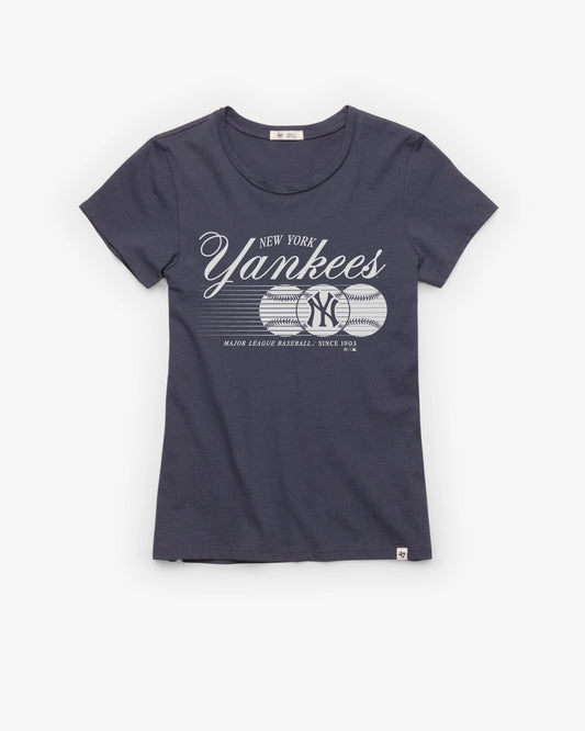 NEW YORK YANKEES SPEED THROW '47 WOMEN'S FRANKIE TEE