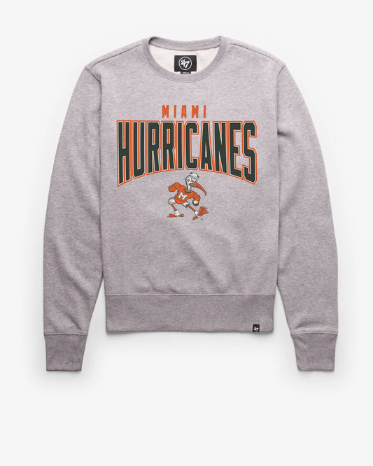 MIAMI HURRICANES TEAM ELEMENTS ARCH '47 HEADLINE CREW