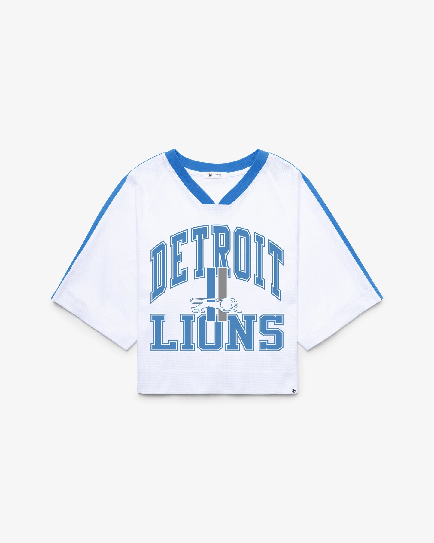 DETROIT LIONS HISTORIC BIG OVERARCH '47 WOMEN'S DROP NEEDLE RAGLAN JERSEY