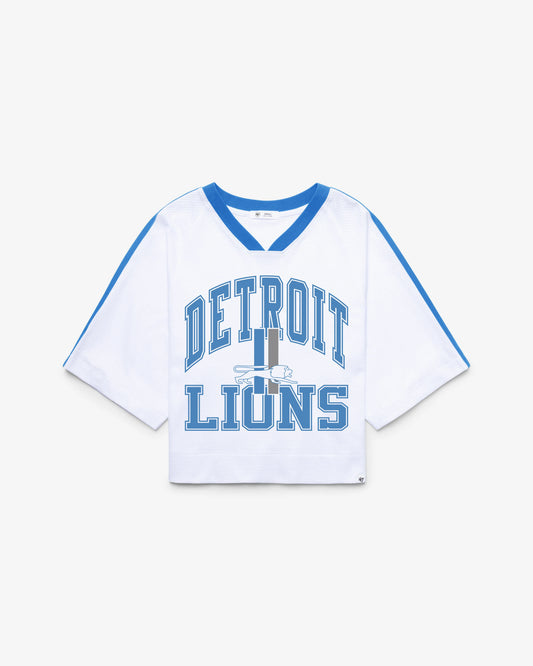 DETROIT LIONS HISTORIC BIG OVERARCH '47 WOMEN'S DROP NEEDLE RAGLAN JERSEY