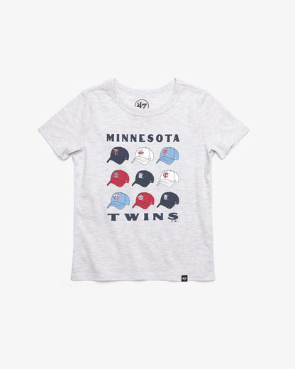 MINNESOTA TWINS COOPERSTOWN CAP OFF '47 KID'S FRANKLIN TEE