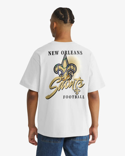 NEW ORLEANS SAINTS BACKER SCRIPT ILLUSTRATED '47 FOUNDATION TEE