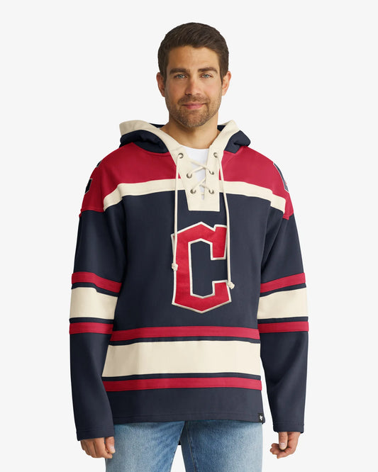 CLEVELAND GUARDIANS '47 SUPERIOR LACER PULLOVER HOOD