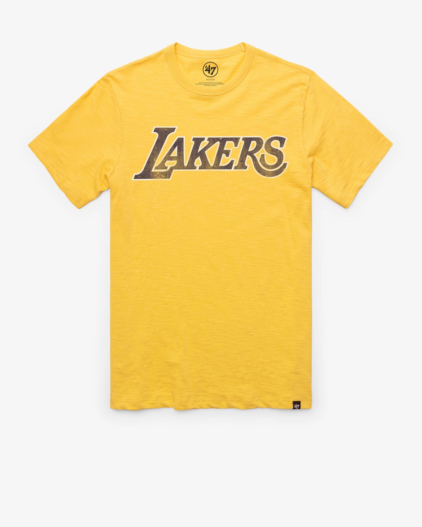 LOS ANGELES LAKERS GRIT WORDMARK '47 SCRUM TEE