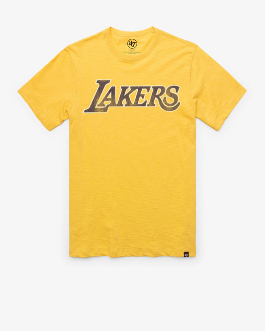 LOS ANGELES LAKERS GRIT WORDMARK '47 SCRUM TEE