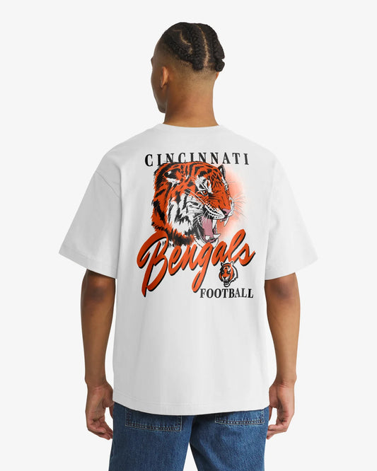CINCINNATI BENGALS BACKER SCRIPT ILLUSTRATED '47 FOUNDATION TEE
