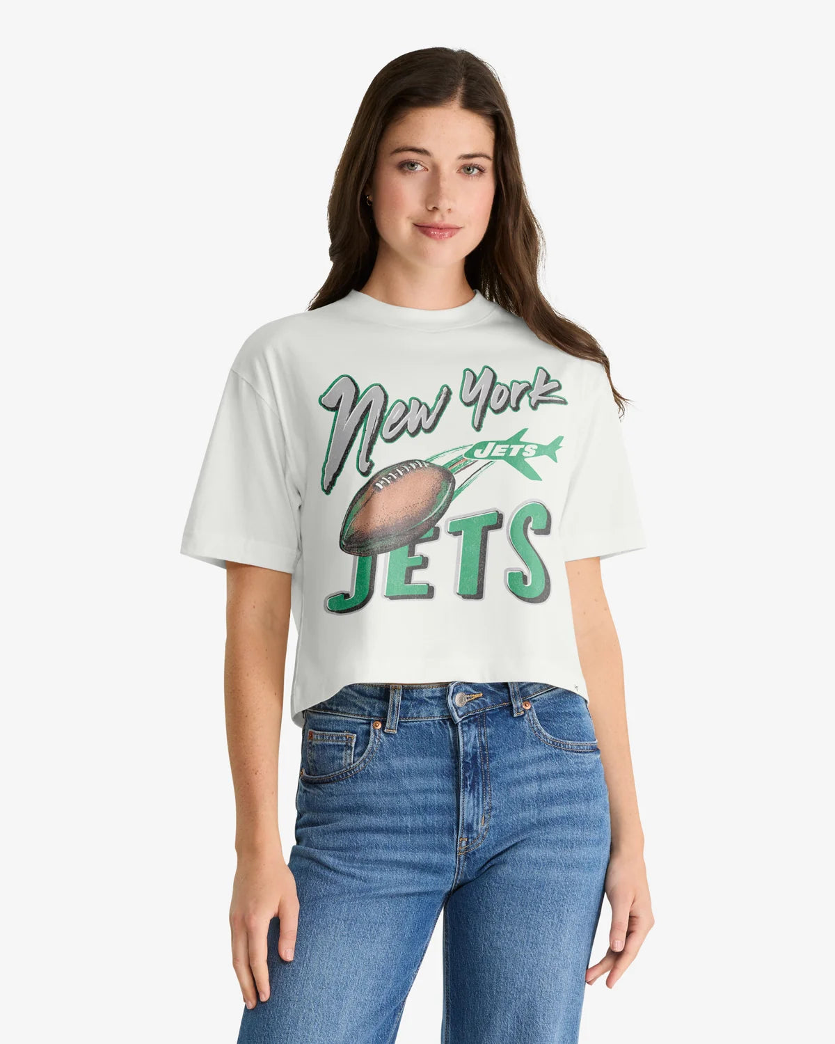 NEW YORK JETS HISTORIC DIME TIME '47 REED CITY TEE WOMENS