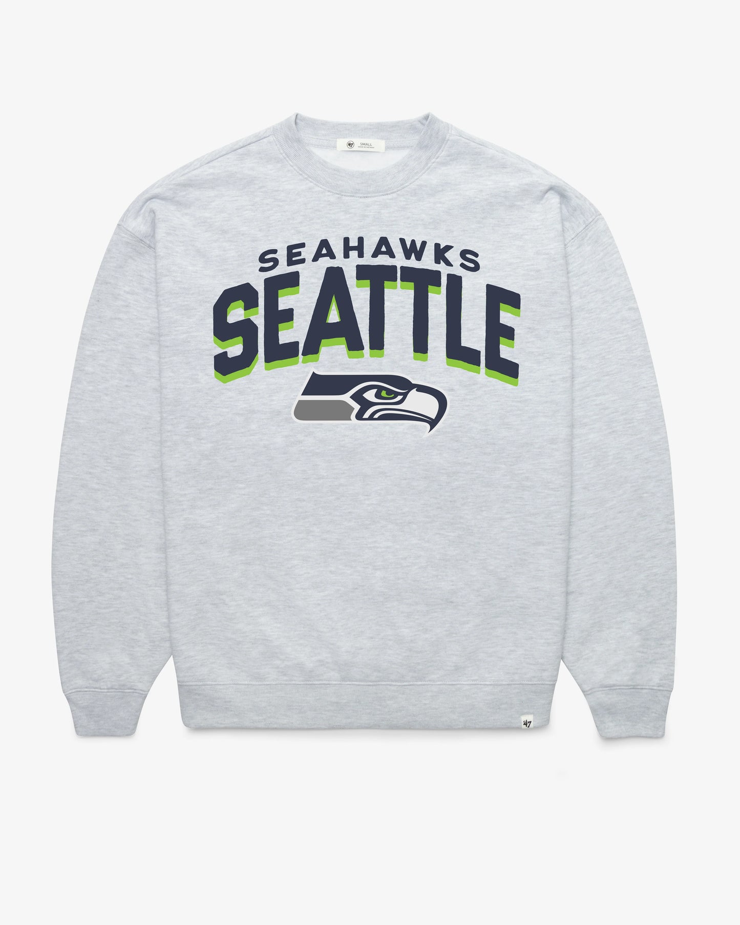 SEATTLE SEAHAWKS CAMPUS ARCH CLOUD '47 OVERSIZED CREW WOMENS