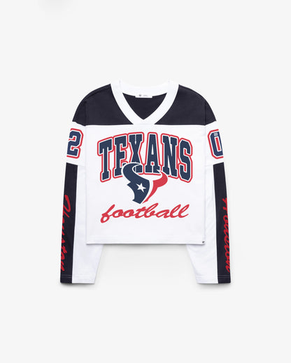 HOUSTON TEXANS EXCLAMATION '47 WOMEN'S METRO JERSEY TEE