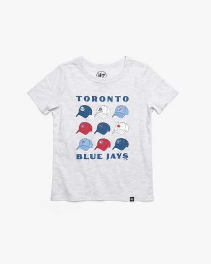 TORONTO BLUE JAYS COOPERSTOWN CAP OFF '47 KID'S FRANKLIN TEE