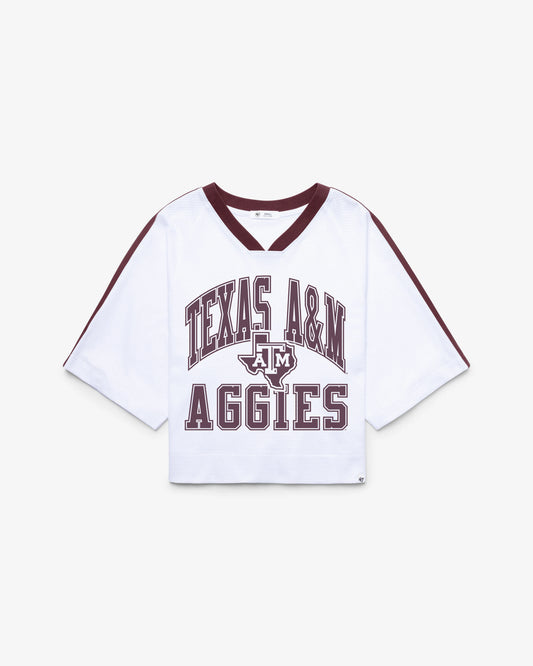 TEXAS A&M AGGIES BIG OVERARCH '47 WOMEN'S DROP NEEDLE RAGLAN JERSEY