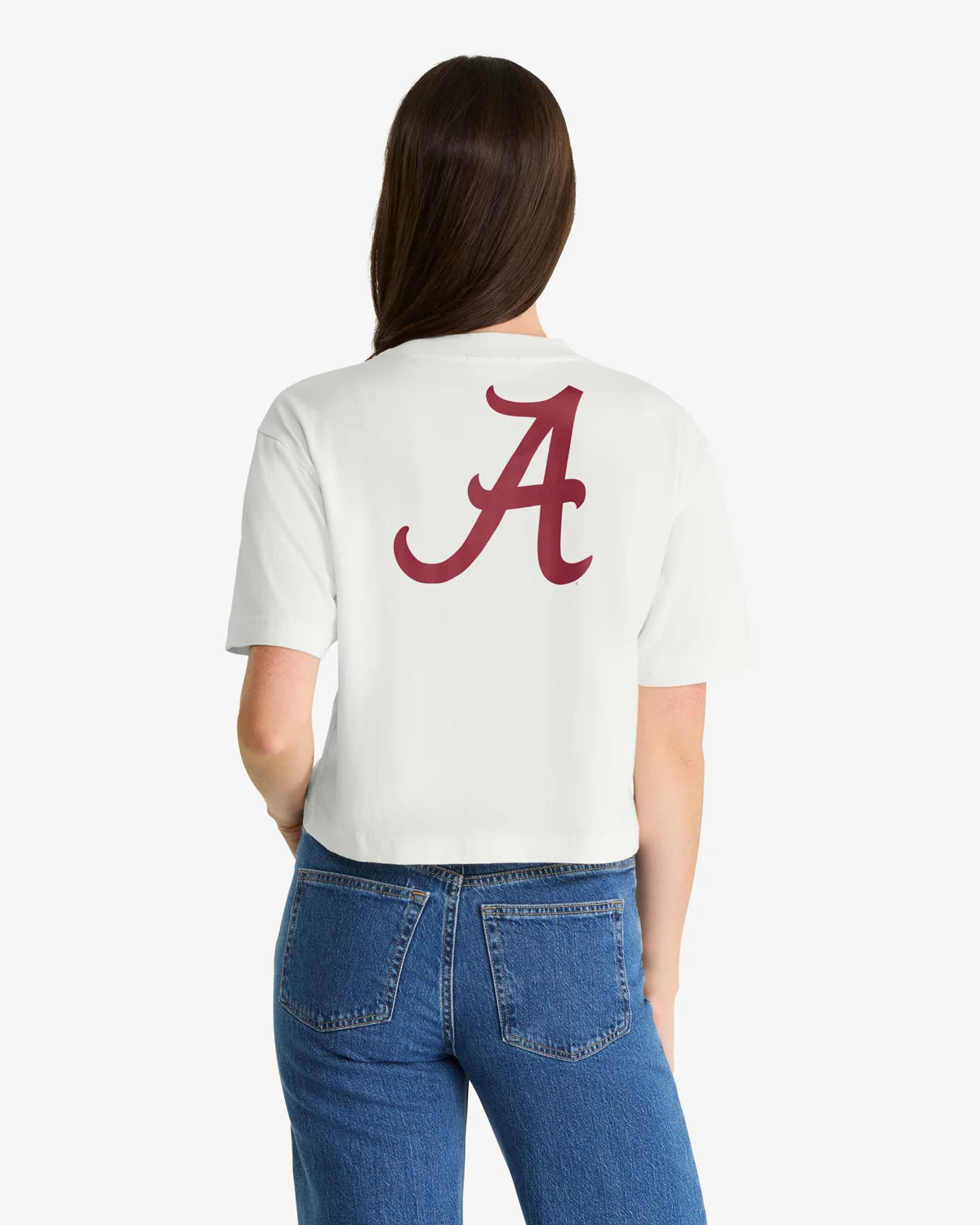 ALABAMA CRIMSON TIDE STRAIGHT THRU '47 REED CITY TEE WOMENS