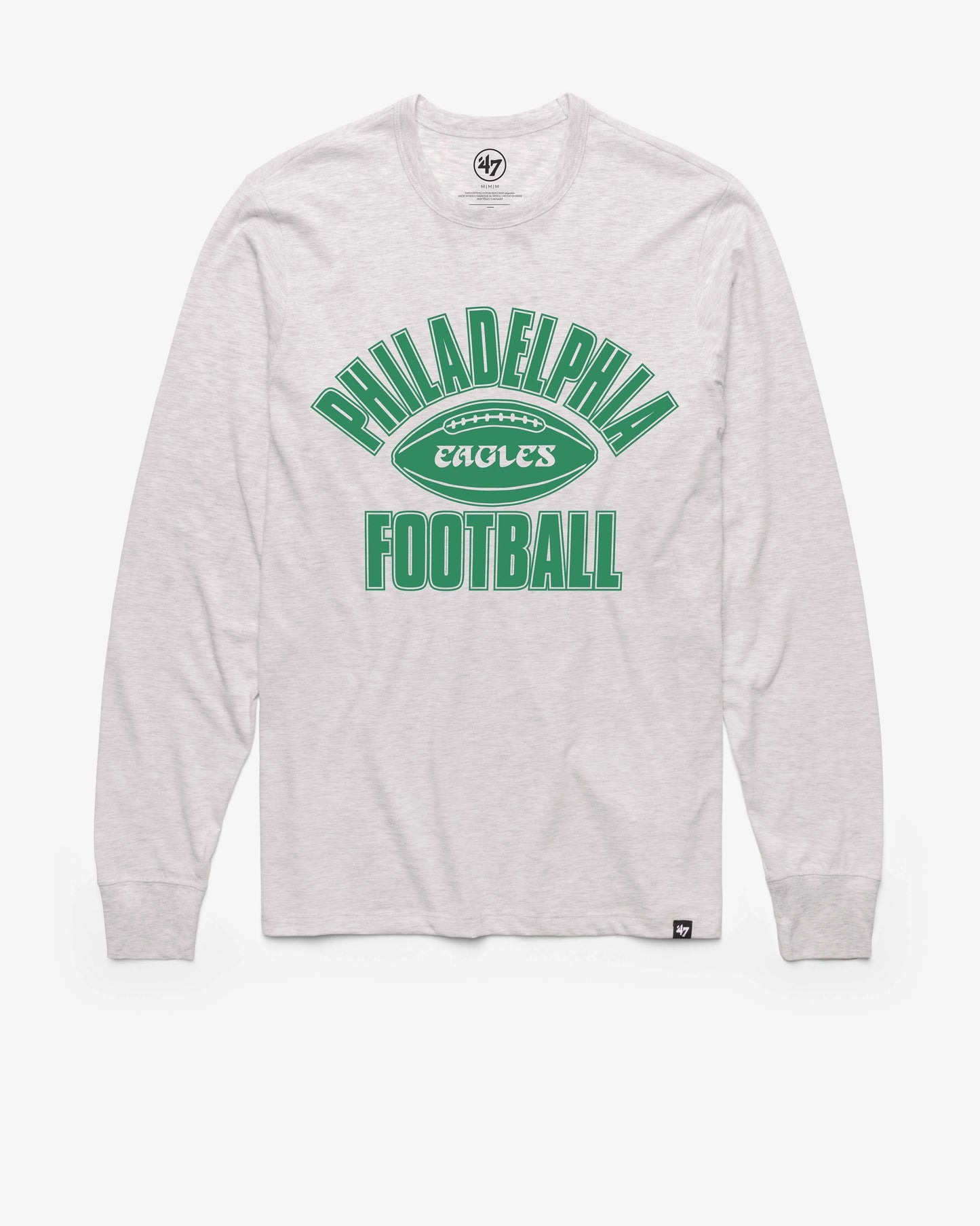 PHILADELPHIA EAGLES HISTORIC ISSUED '47 FRANKLIN LONG SLEEVE TEE