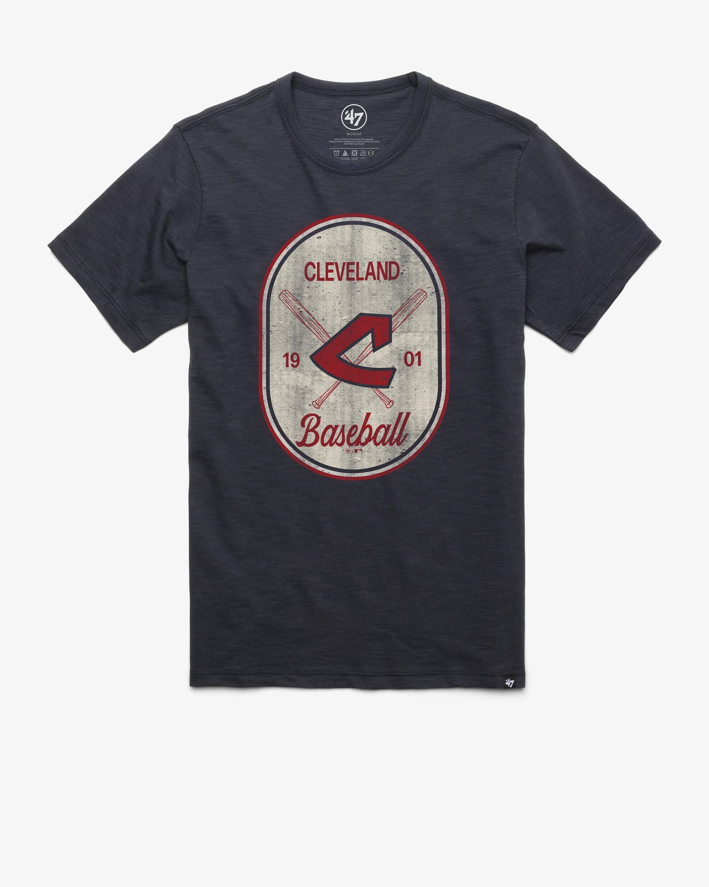 CLEVELAND GUARDIANS COOPERSTOWN CROSS PATCH '47 SCRUM TEE