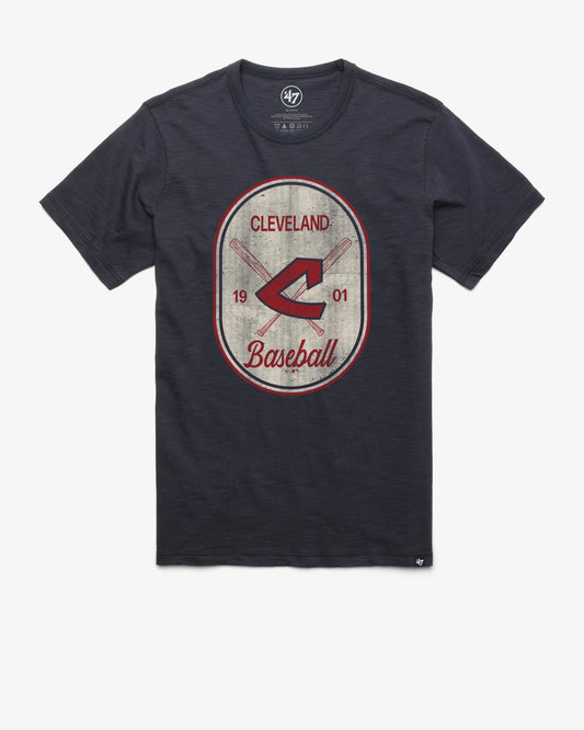 CLEVELAND GUARDIANS COOPERSTOWN CROSS PATCH '47 SCRUM TEE