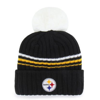 PITTSBURGH STEELERS FUZZY SCRIPT '47 WOMEN'S CUFF KNIT