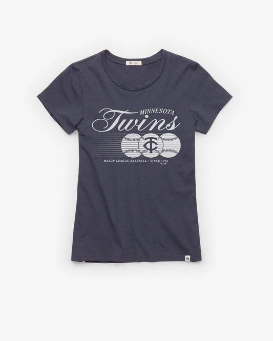 MINNESOTA TWINS SPEED THROW '47 WOMEN'S FRANKIE TEE