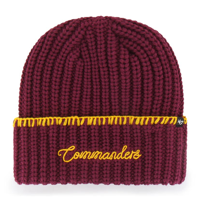 WASHINGTON COMMANDERS BLANKET STITCH '47 WOMEN'S CUFF KNIT