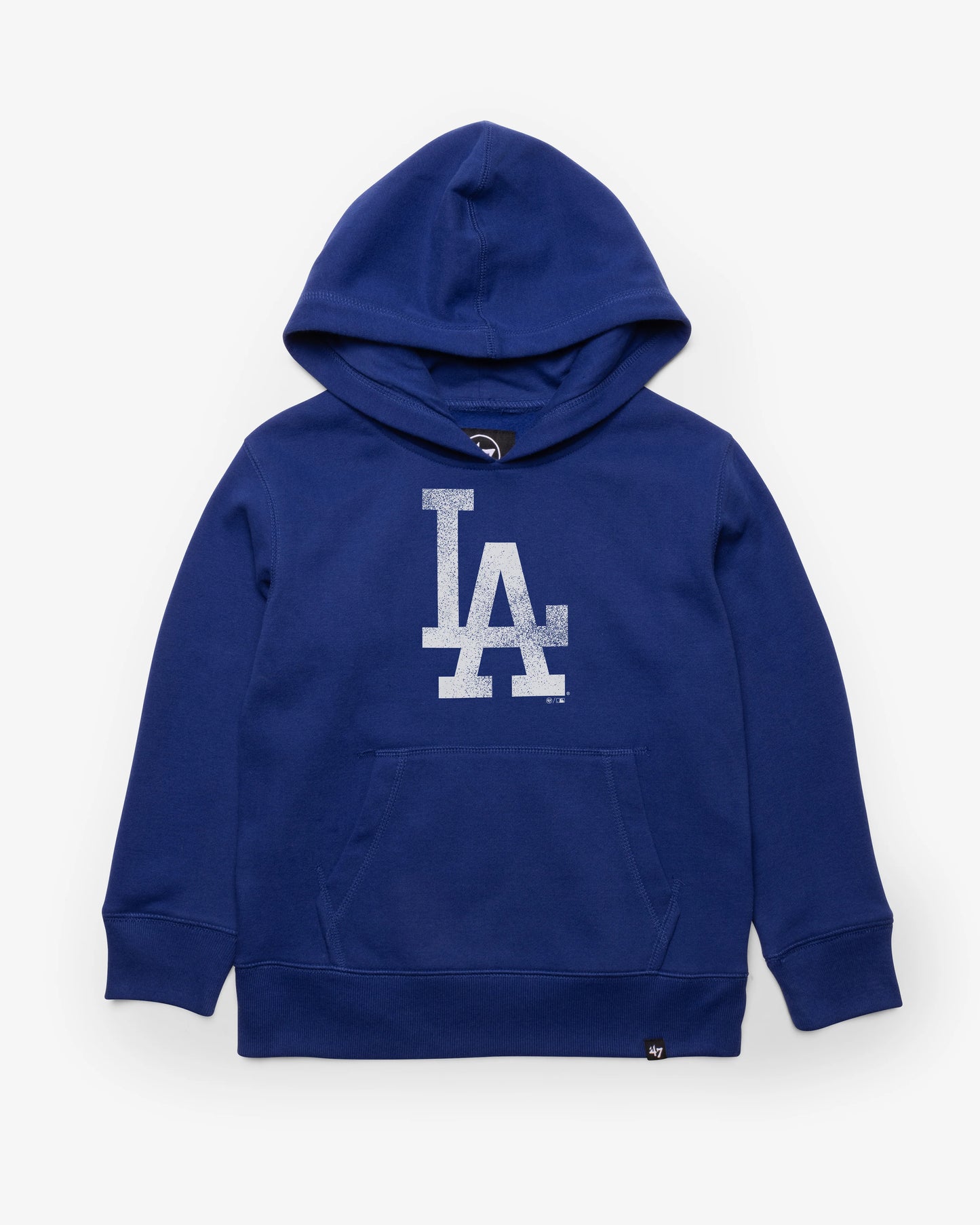 LOS ANGELES DODGERS DISTRESSED IMPRINT '47 KID'S HEADLINE HOOD