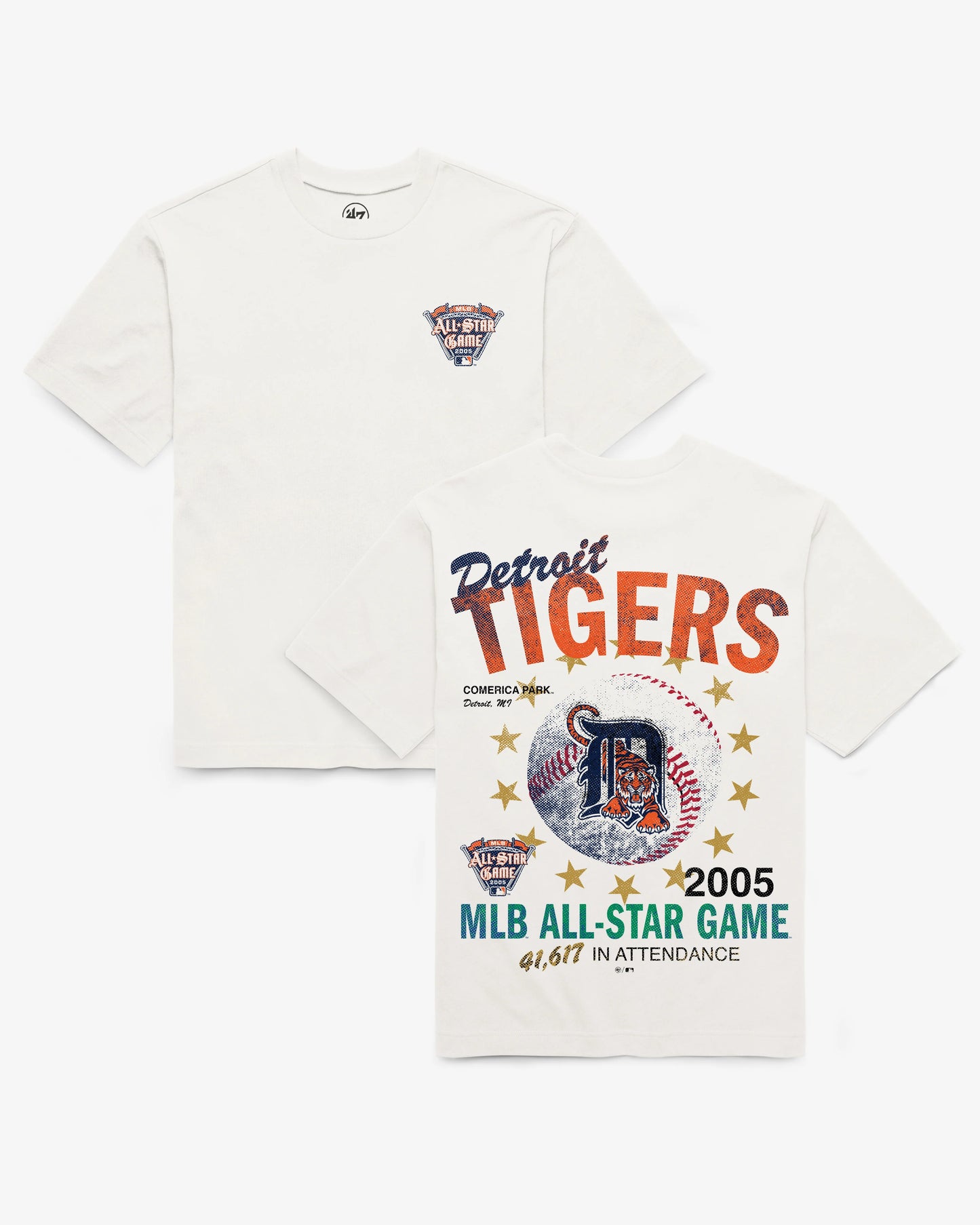 DETROIT TIGERS COOPERSTOWN ALL STAR GAME '47 FOUNDATION TEE