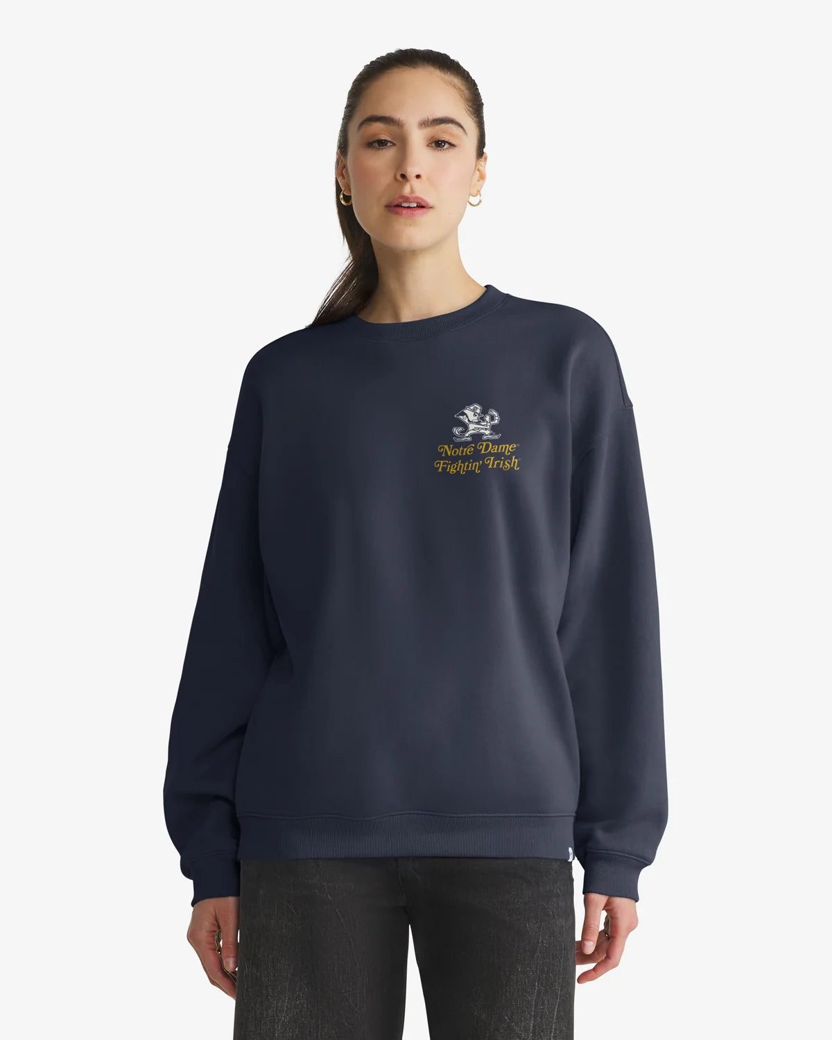 Notre Dame Fighting Irish Shout It Out '47 Oversized Crew Womens