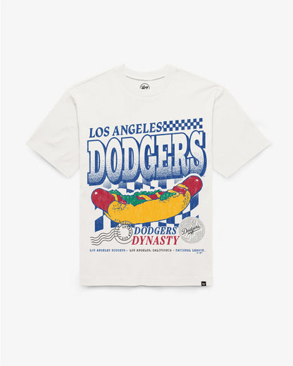 LOS ANGELES DODGERS ON THE GRILL '47 FOUNDATION TEE