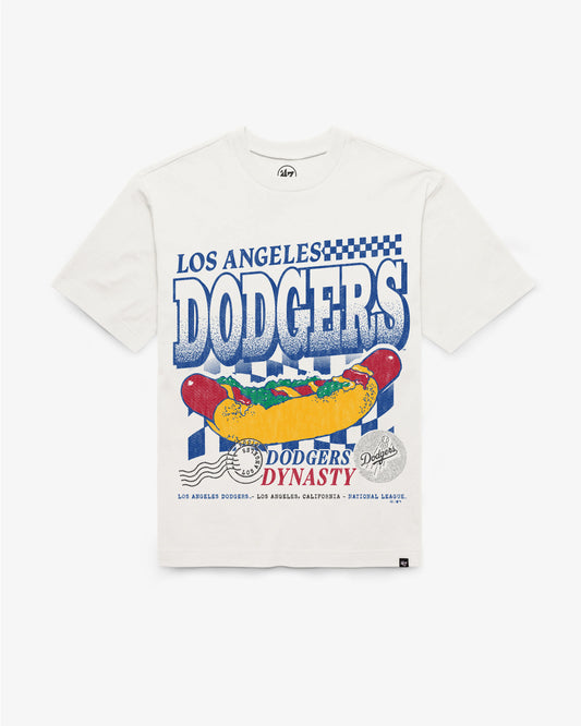 LOS ANGELES DODGERS ON THE GRILL '47 FOUNDATION TEE