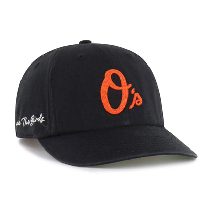 BALTIMORE ORIOLES CHAIN SIDE STITCH '47 CLEAN UP ROUND VISOR