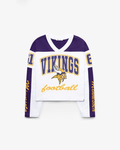 MINNESOTA VIKINGS EXCLAMATION '47 WOMEN'S METRO JERSEY TEE