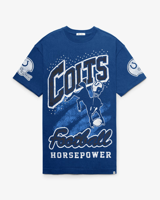 INDIANAPOLIS COLTS HISTORIC GEMSTONE SWASH '47 WOMEN'S T-SHIRT DRESS