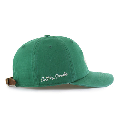 BOSTON CELTICS CHAIN SIDE STITCH '47 CLEAN UP FLAT BRIM