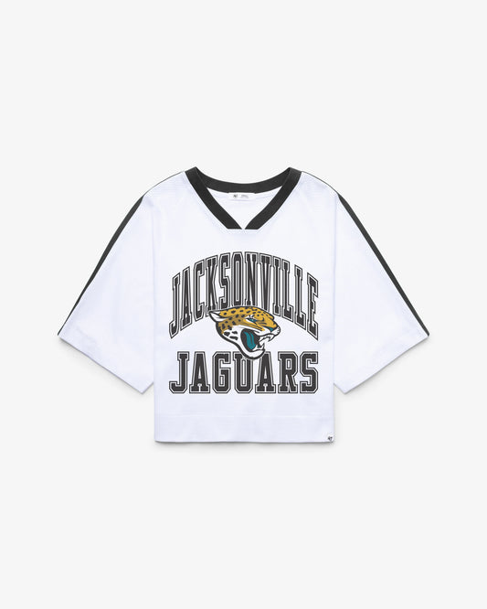 JACKSONVILLE JAGUARS BIG OVERARCH '47 WOMEN'S DROP NEEDLE RAGLAN JERSEY