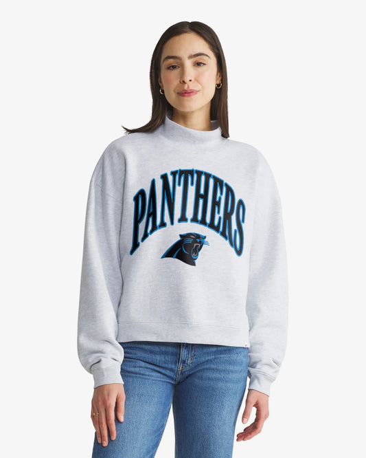 Carolina Panthers Vantage '47 Women's Mock Neck Pullover