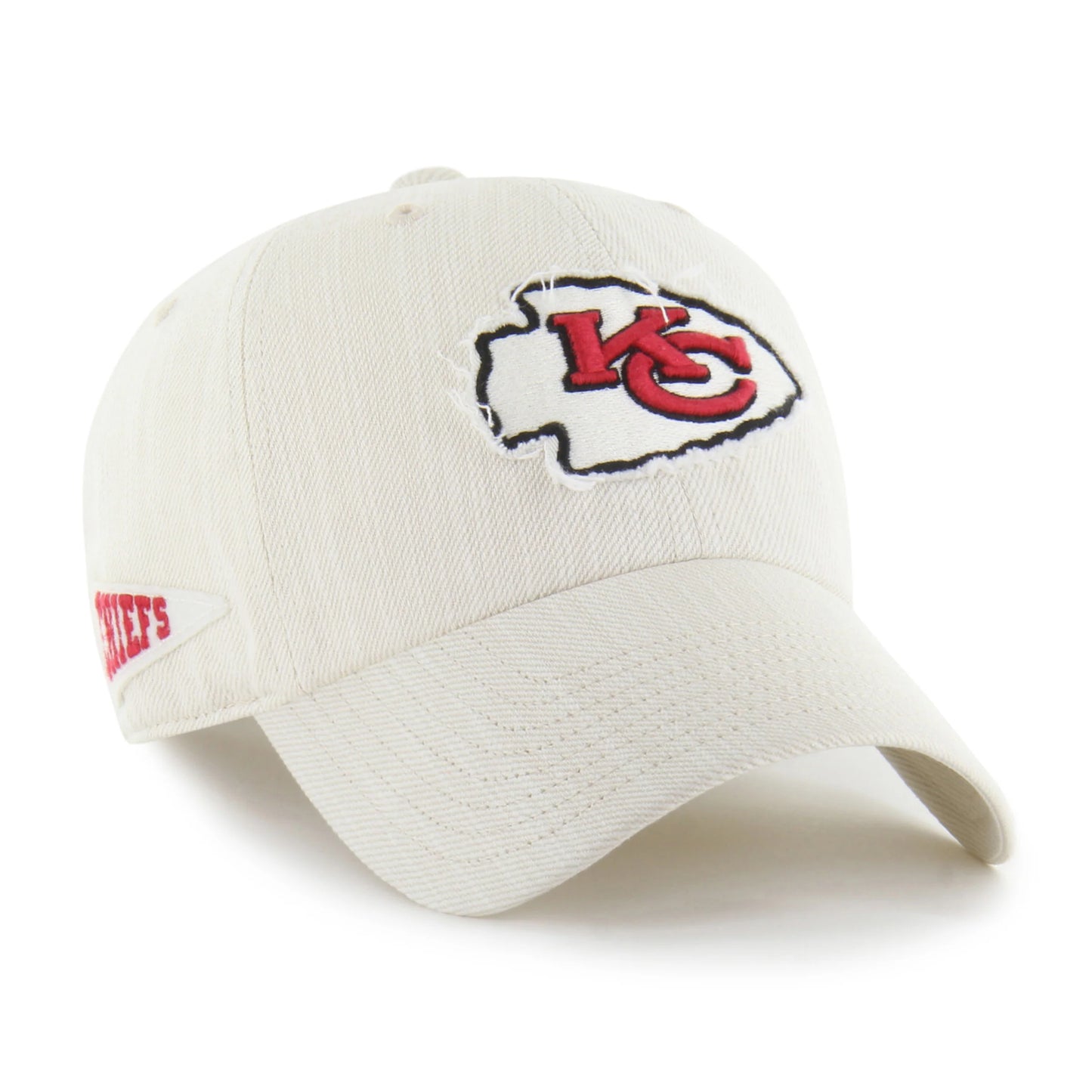KANSAS CITY CHIEFS SLUB TWILL 47 CLEAN UP
