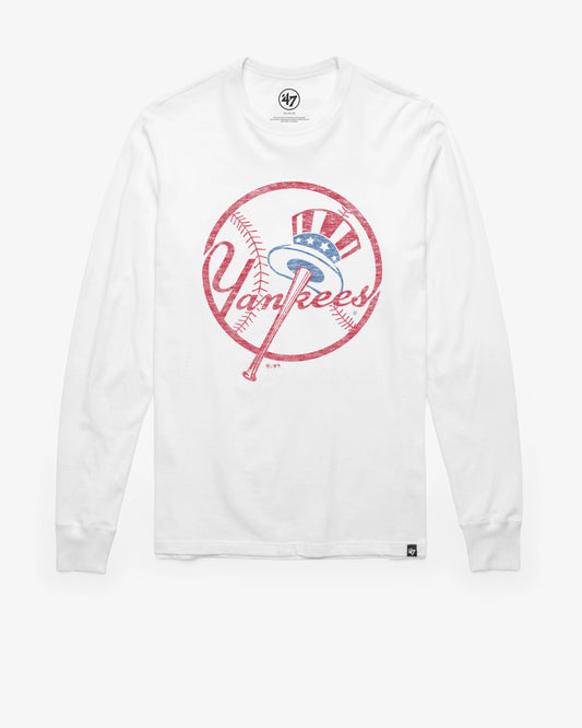 NEW YORK YANKEES PREMIER '47 FRANKLIN LONG SLEEVE TEE