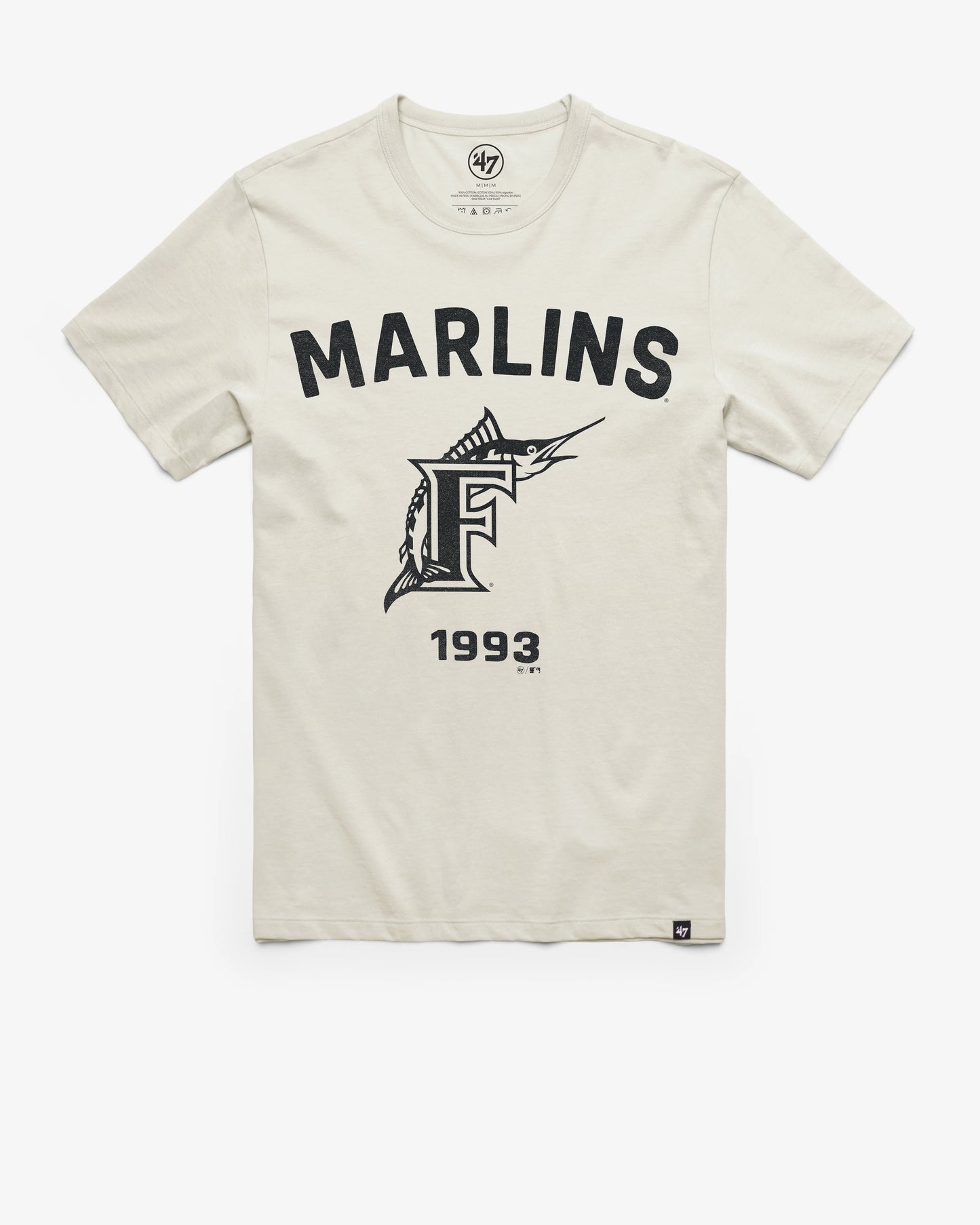 MIAMI MARLINS COOPERSTOWN DUSTER '47 FRANKLIN TEE