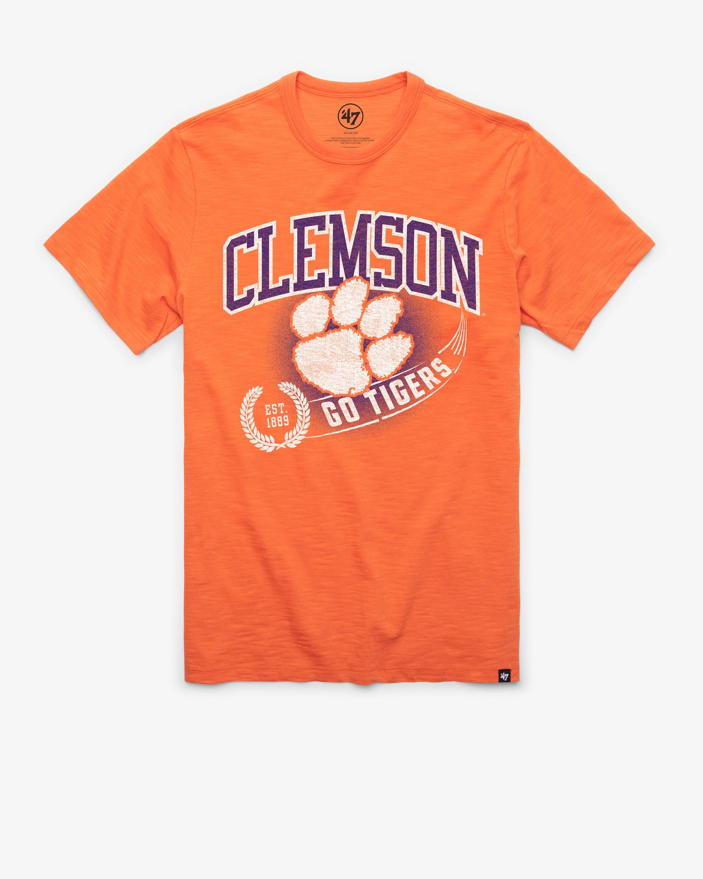 CLEMSON TIGERS STREAK '47 SCRUM TEE