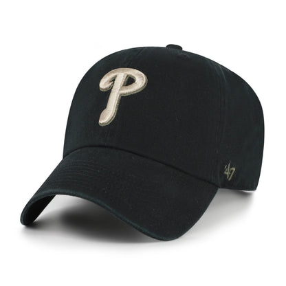 PHILADELPHIA PHILLIES KHAKI ACCENTS '47 CLEAN UP