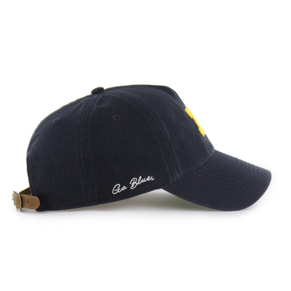 MICHIGAN WOLVERINES CHAIN SIDE STITCH '47 CLEAN UP PINCH FRONT