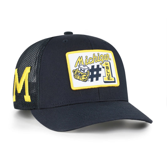 MICHIGAN WOLVERINES VINTAGE MASCOT MANIA '47 TRUCKER