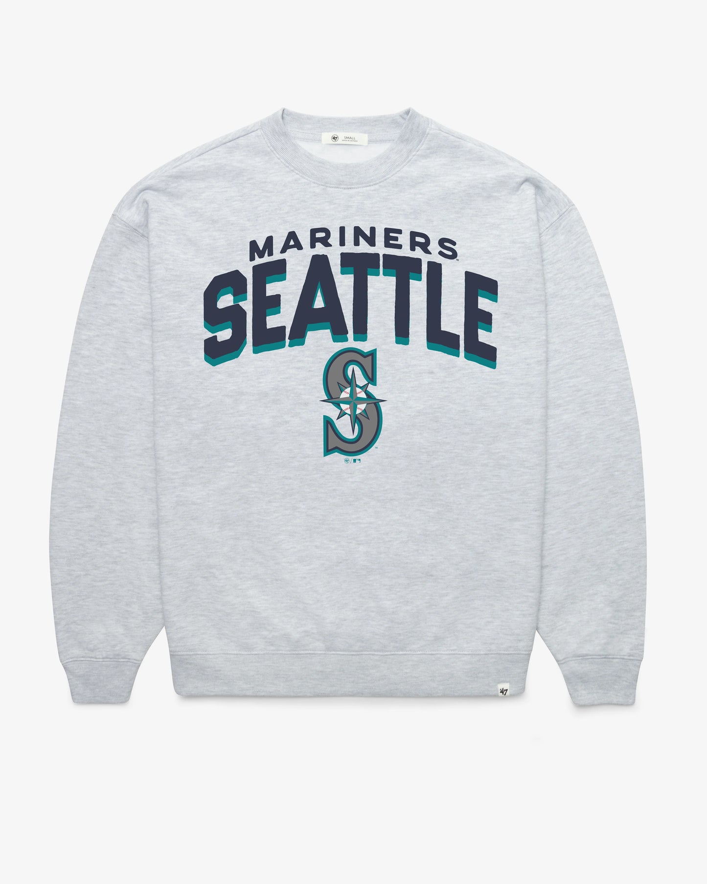 SEATTLE MARINERS CAMPUS ARCH CLOUD '47 OVERSIZED CREW WOMENS