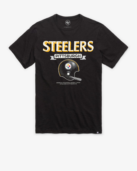 PITTSBURGH STEELERS HISTORIC LONG HAUL '47 SCRUM TEE
