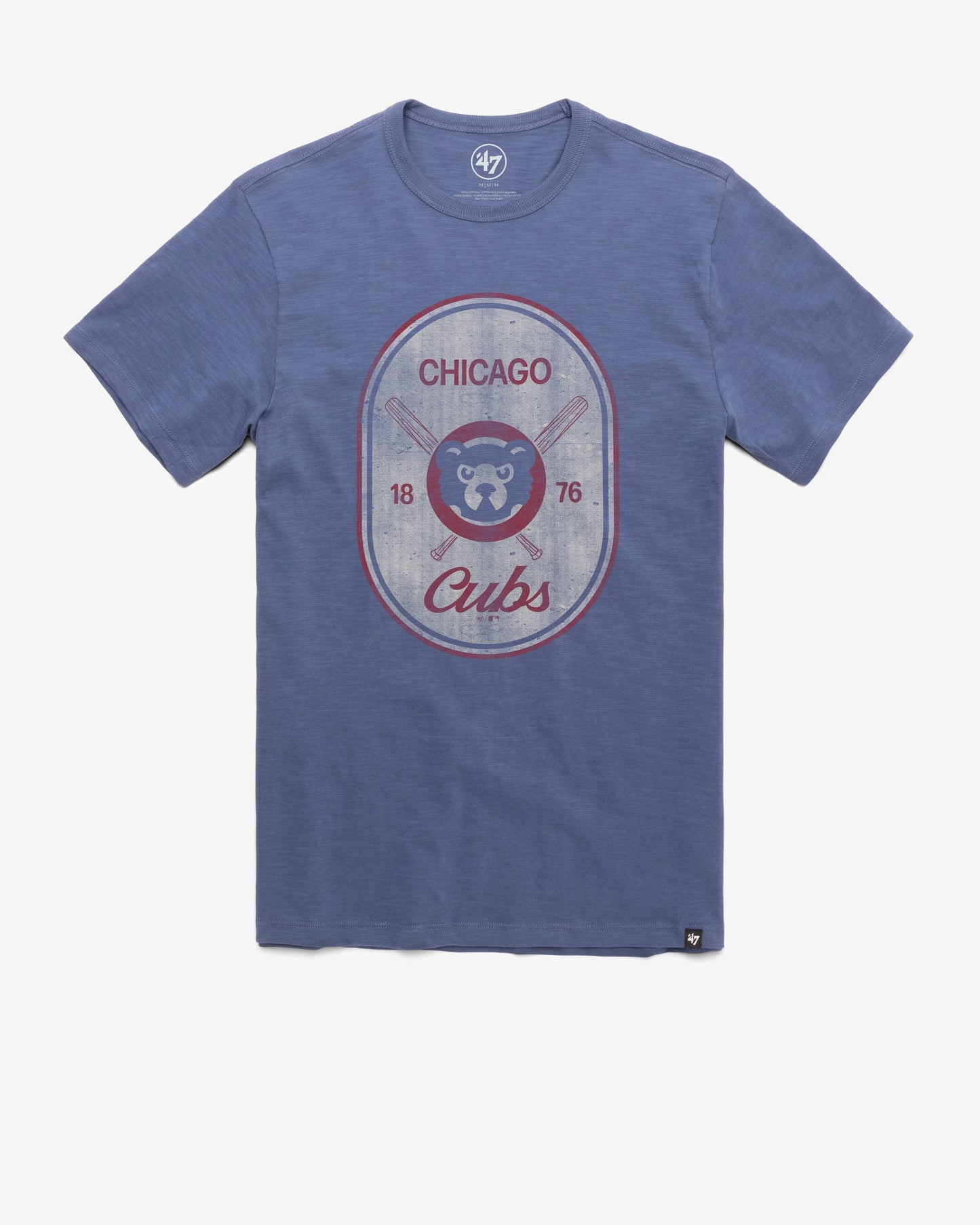 CHICAGO CUBS COOPERSTOWN CROSS PATCH '47 SCRUM TEE
