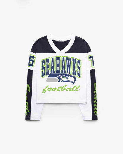 SEATTLE SEAHAWKS EXCLAMATION '47 WOMEN'S METRO JERSEY TEE