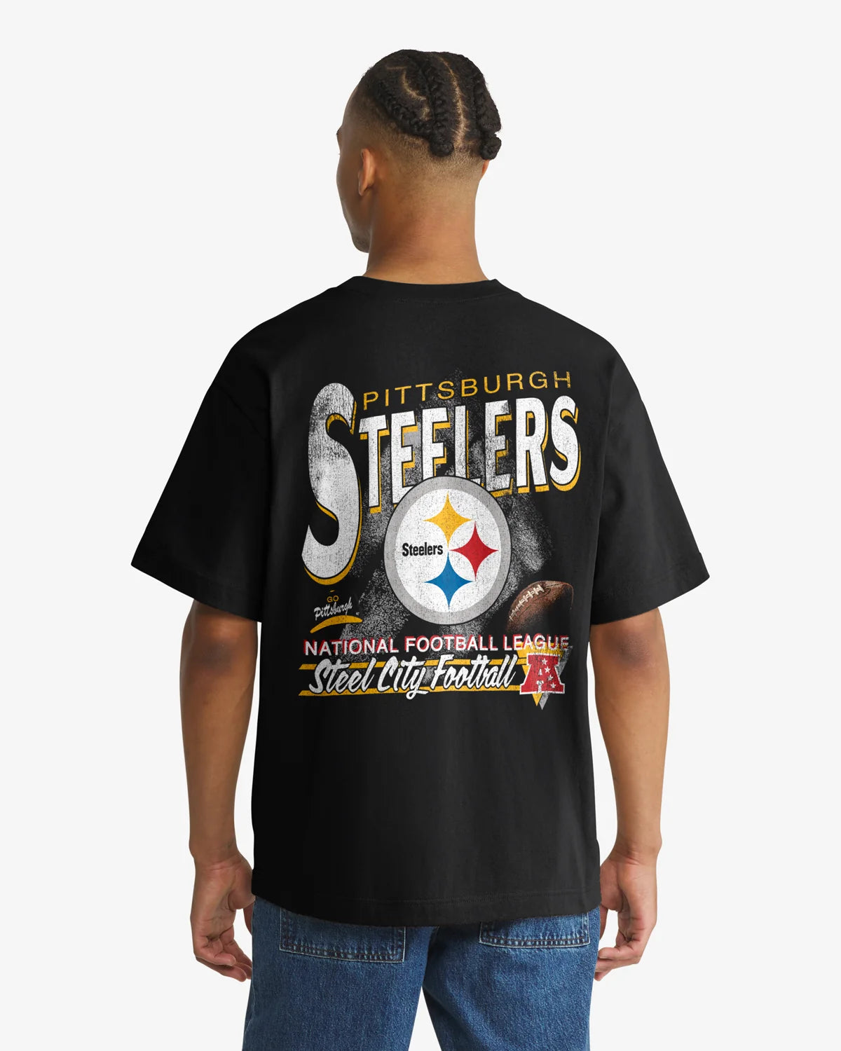 PITTSBURGH STEELERS UNDER BAR '47 FOUNDATION TEE